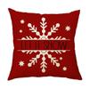 Christmas Pillow Cover Linen Printed Home Sofa Cushion Cover Car Headrest Office Pillowcase Christmas Party Decoration
