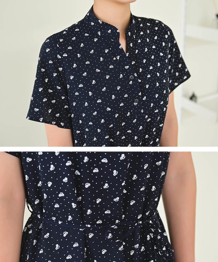 Ppaeppae Dot Flower Long Dress
