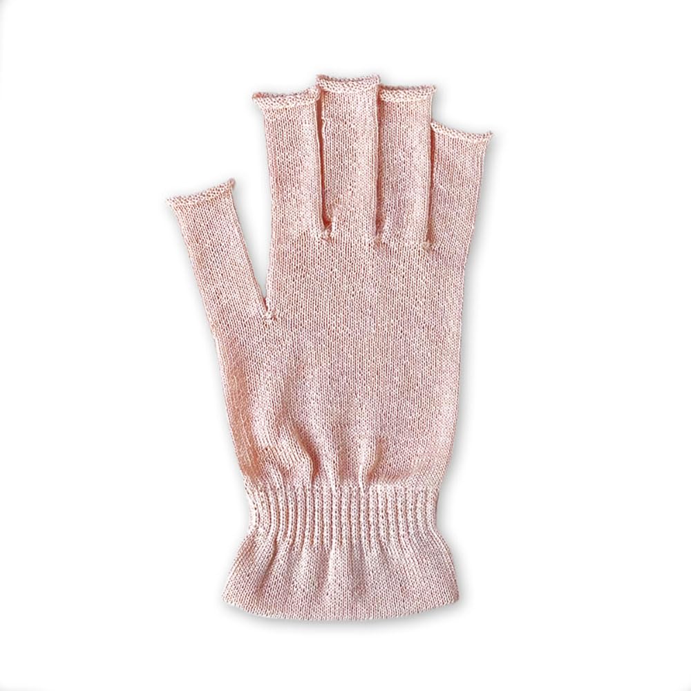 

otona nail Шелковый Детский Розовый Сон Смартфон Сделано Для Грубых Ногтей Руки Ночь УФ Солнце Сухой Холод Перчатки, [100% Шелк, Перчатки, Управляемый, Япония, Руки, Уход,