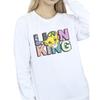 Disney Womens/Ladies The Lion King Pattern Logo Sweatshirt