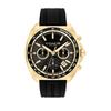 Charter Qtz Fashion Chrono Tonneau Dial Jet Classic Men's Watch, Black,