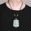 Natürlicher Myanmar A-Qualität Jadeit Buddha Anhänger für Schaf & Affe Sternzeichen - Unisex Schutzgottheit.