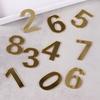1Pcs Modern Self-adhesive Door Label House Drawer Sign Door Plate Number Door Numeral Plaque Gate Digits