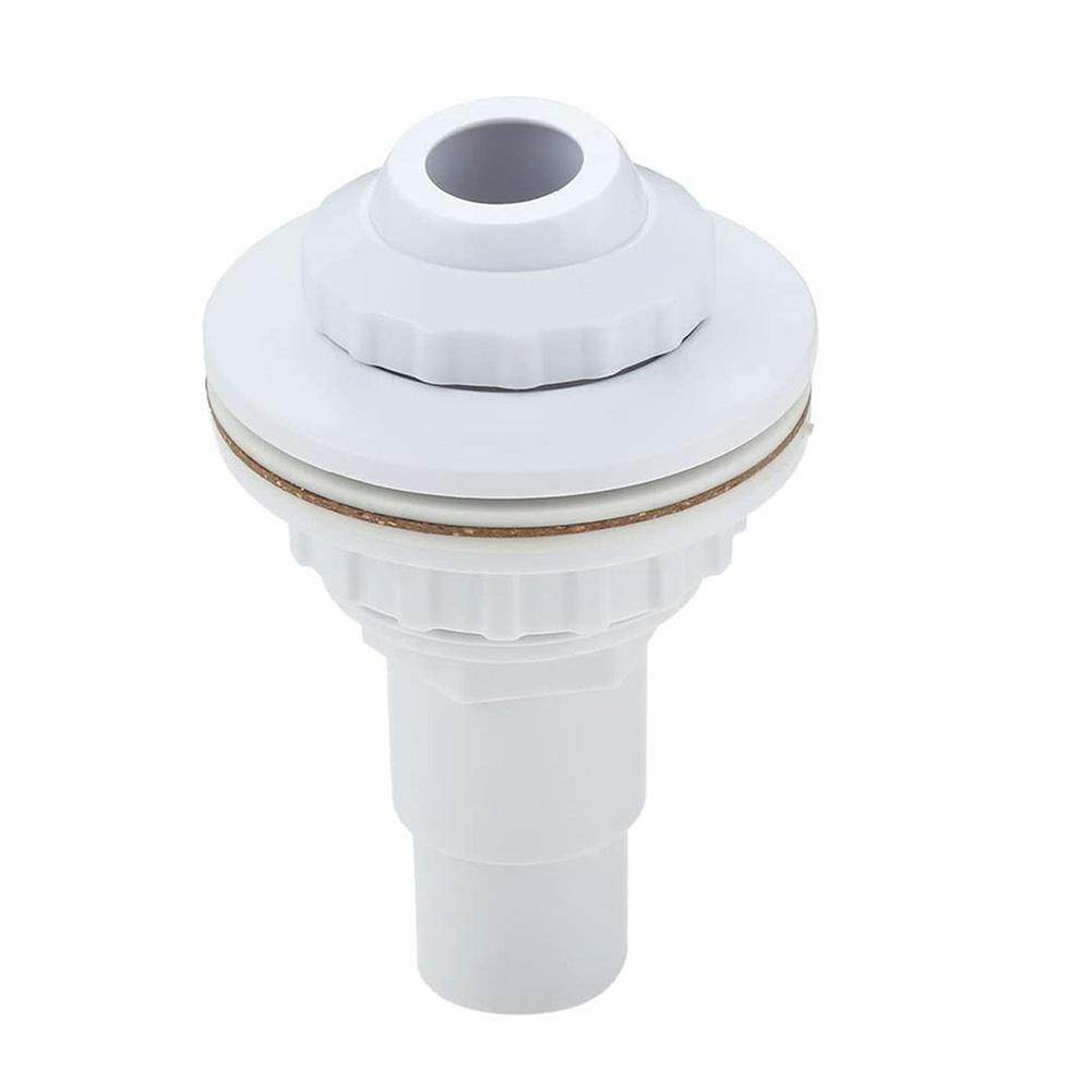 Drain Joint With Clip Threaded Tape Water Inlet Outlet Fittings Removable Wear-resistant Heat-resistance Swimming Pool Supplies