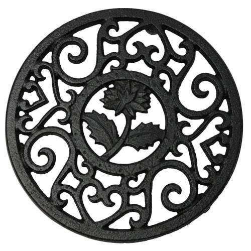 Nanbu Ironware Pot Holder, Cast Iron Teapot Holder, Kitchen Bottle Holder, Flower Shaped Cookware