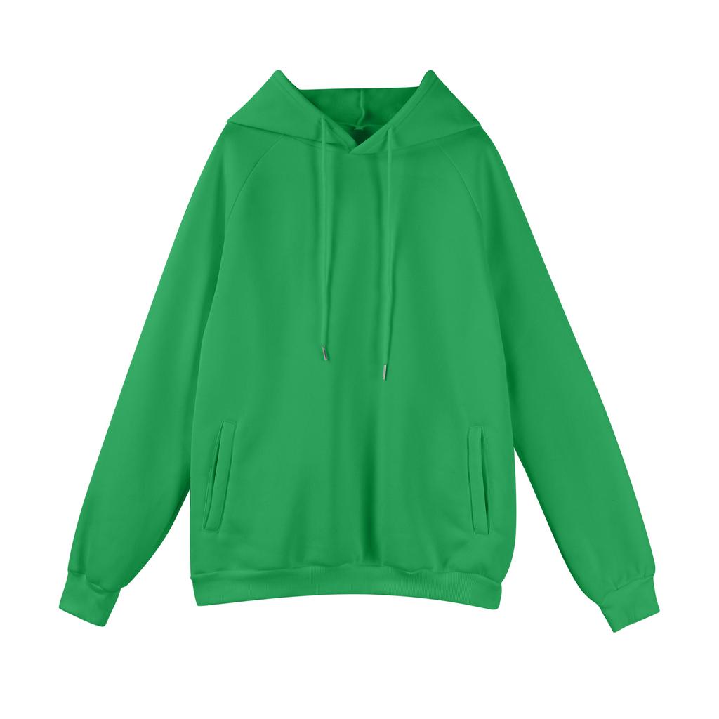 Men's Fashion Raglan Long Sleeve Hooded Sweatshirt