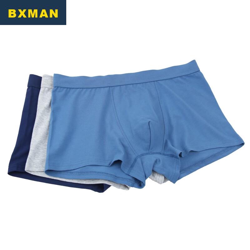 

Мужские хлопковые трусы-боксеры BXMAN, 3 штуки XL