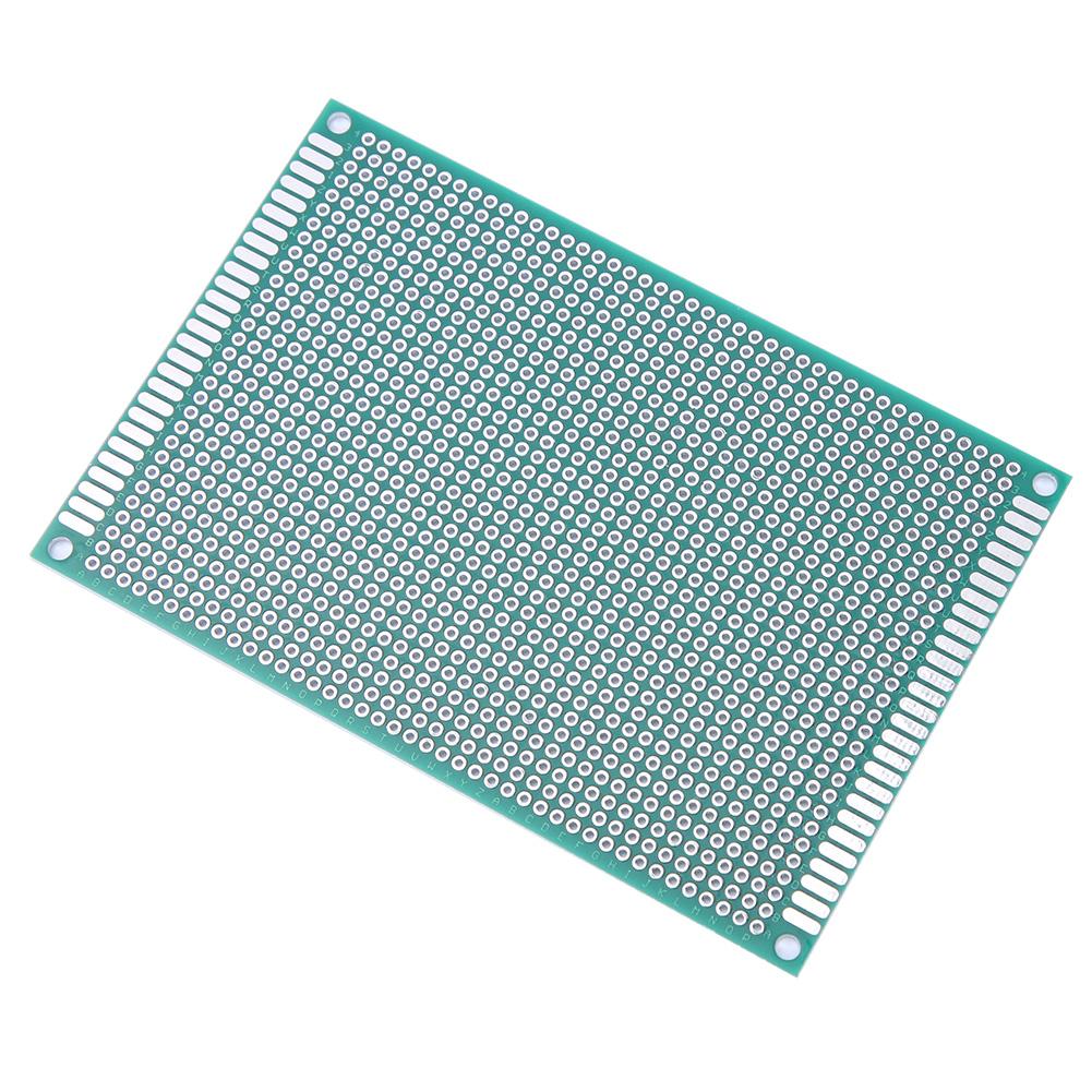 10pcs 8x12cm Double Sided Prototype Tinned PCB Breadboard, High Quality for Electrical Experiments, Electronics Factory, Anti Aging, with Pitc