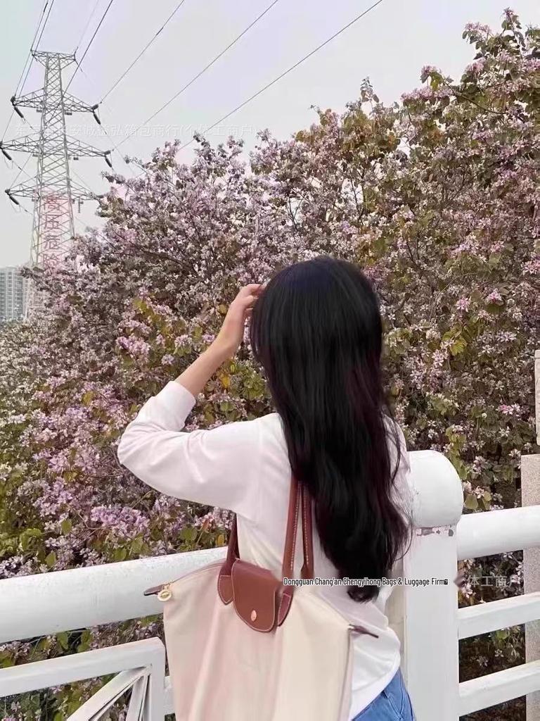 Longxiang 70th Anniversary Classic Waterproof Nylon Shoulder Handbag - Women's Large Capacity Underarm Bag