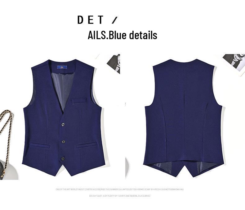 Women's Formal Vest Set 2024: Two-Piece Professional Workwear Suit for Spring and Autumn