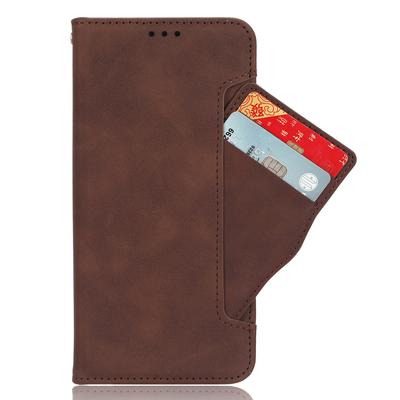 For Oppo Find N2 5G Multiple Card Slots Flip Stand Cover Shockproof PU Leather Wallet Phone Case