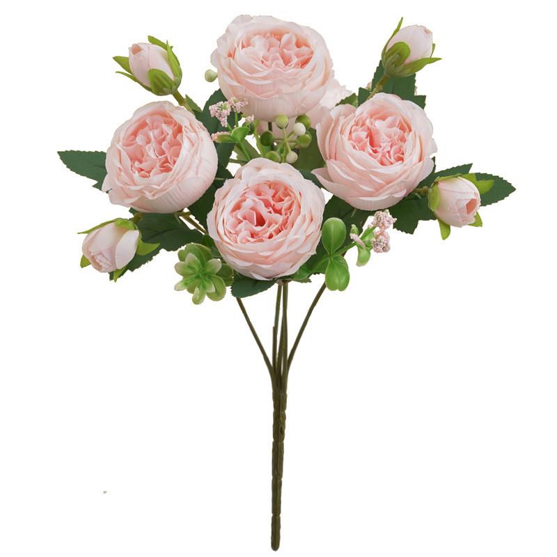 Artificial Peony Silk Flower Home Decor With Elegant Design Celebration Wedding