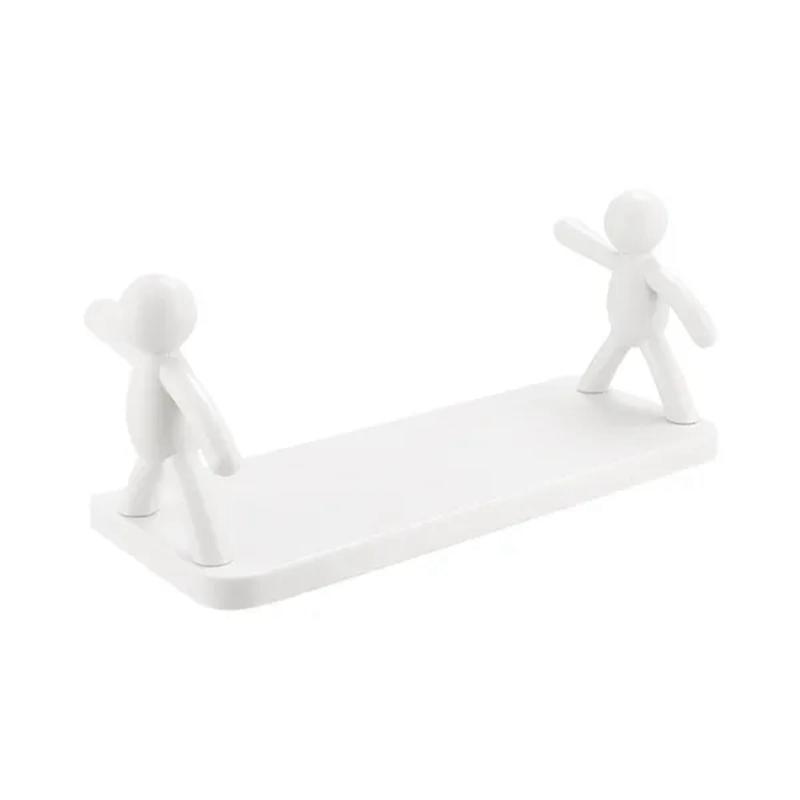 Punching Free Villain Storage Rack The Kitchen Toilet Receive Shelf Floating Shelves Bathroom Wall Mounted Shelf