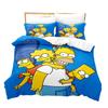 3D Digital Printing Simpson Three-Piece Bedding Set