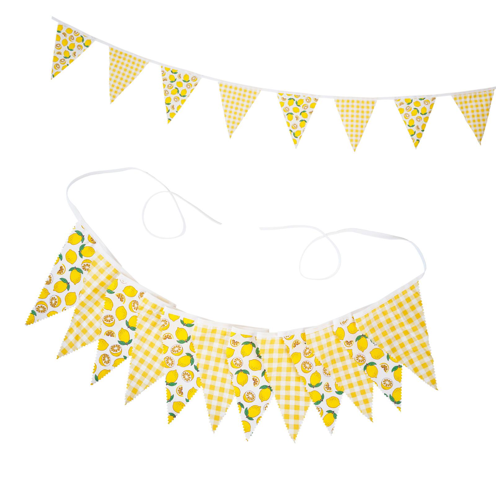 

12 шт. Баннер свадебный длиной 3,2 м, тканевые флажки-вымпелы, свадебные подвесные украшения для праздничной вечеринки в помещении и на открытом воздухе жёлтый