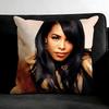 A-Aaliyah Singer Cushion Cover Pillowcase Ultra Soft Skin Friendly Fabric Cloud Like Comfort & Concealed Zipper
