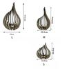 1pcs Artwork Wooden DIY Handmade Candle Holder Decorative Arrangement Ornament Creative Candlestick for Home Event Decoration