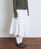 Isjabaibeu Ruffle Point Skirt - White