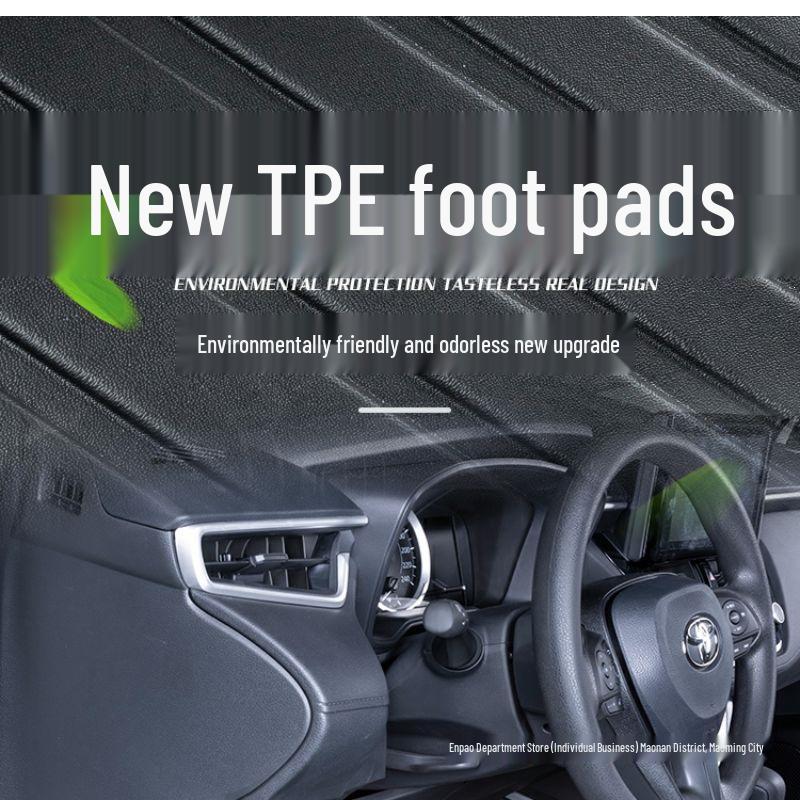 Compatible Toyota Floor Mats: Full Coverage TPE Mats for 24 Corolla & RAV4 Models