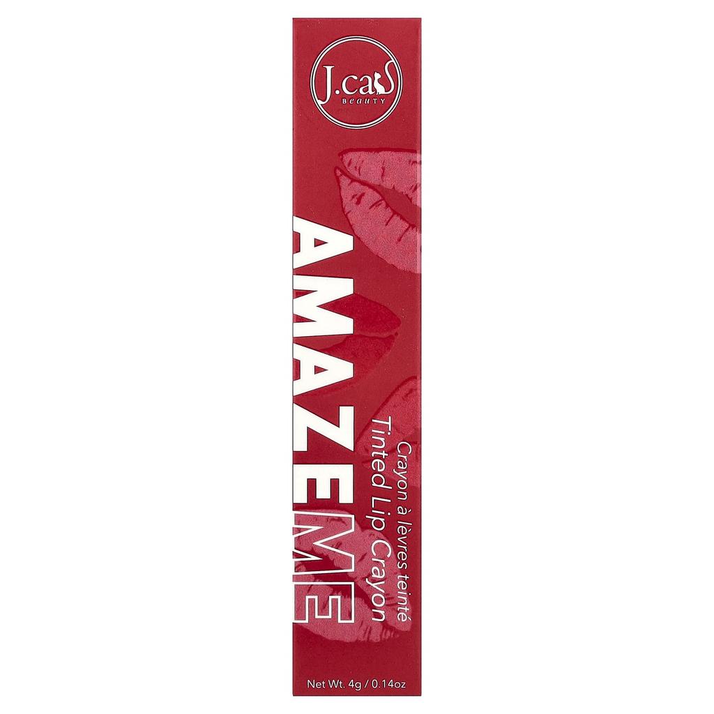 J.Cat Beauty Amazed Me, Tinted Lip Crayon, AMC107 2 Words Simply Amazing, 4g (0.14oz)