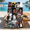 Michael Jackson Collage Stylish Digital Printing Beach Towel Quickdrying Absorbent Blanket For Beach Pool Gym Travel