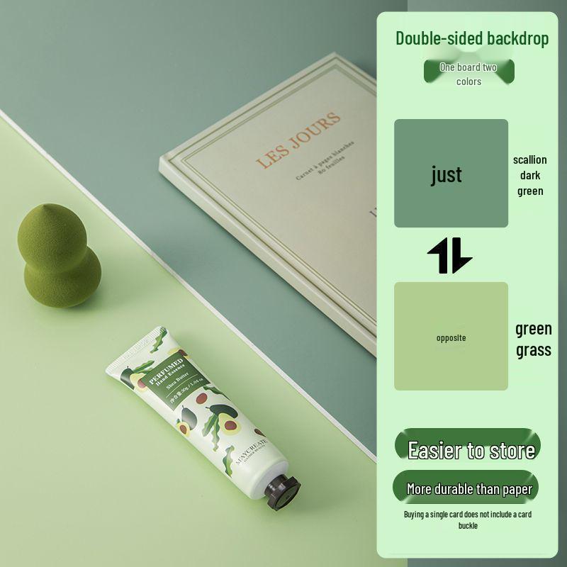 Solid Color Photography Backdrop - PVC Film for Cosmetics, Still Life, Cakes, and Food Photography Props