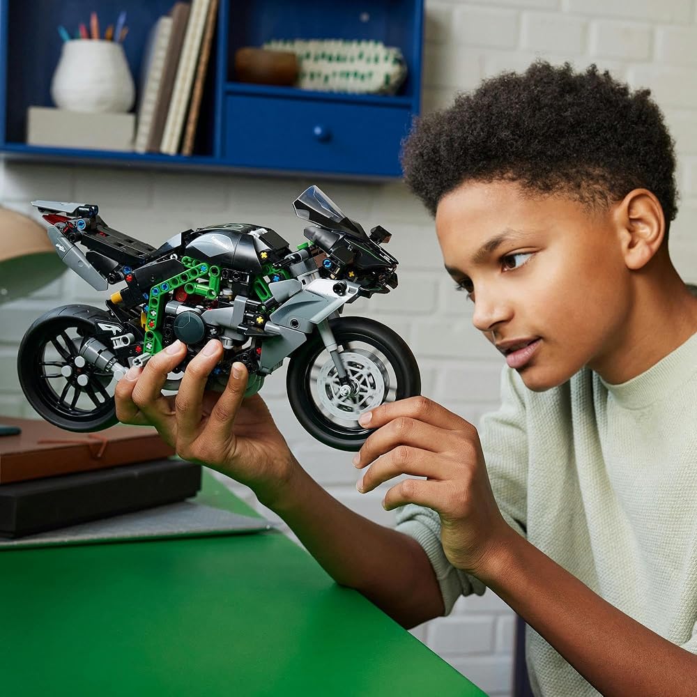 LEGO Technic Kawasaki Ninja H2R Motorcycle Toy Building Set for Kids Ages 10 and Up 42170