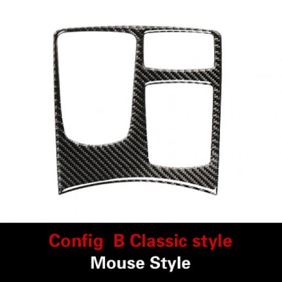 

Углеродное волокно для Mercedes Benz W166 X166 ML GLE GLS, центральная консоль, мультимедийная панель, накладка на рамку, наклейка для салона автомобиля B