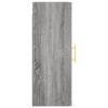 Wall Cabinet Gray Sonoma 34.5 x 34 x 90 cm