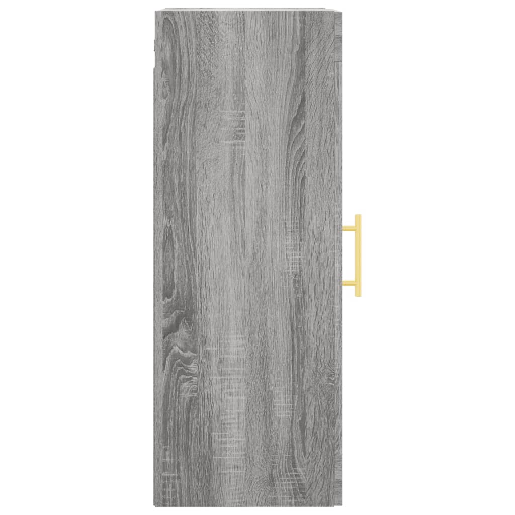 Wall Cabinet Gray Sonoma 34.5 x 34 x 90 cm