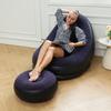 Inflatable Lazy Sofa – Foldable Reclining Chair with Footrest, Outdoor Plush Lounge, Combined Modular Sofa for Camping & Home