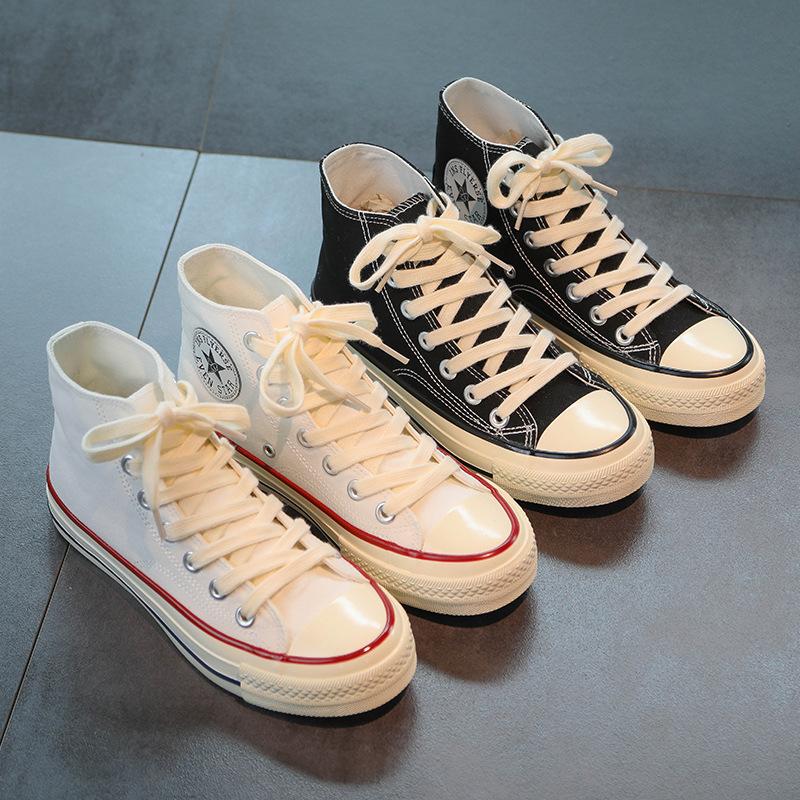 Women’s high top canvas shoes