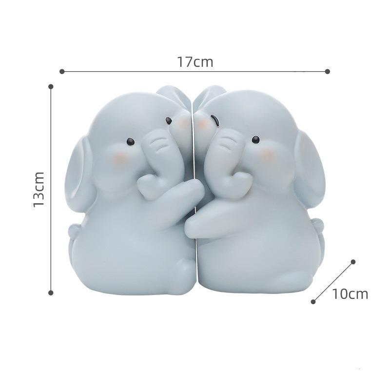 1Pcs Lovely Cartoon Duck Hugging Animal Book Ends Book Stand Holder Decorative Bookends For Desk Office Home Shelf Ornaments