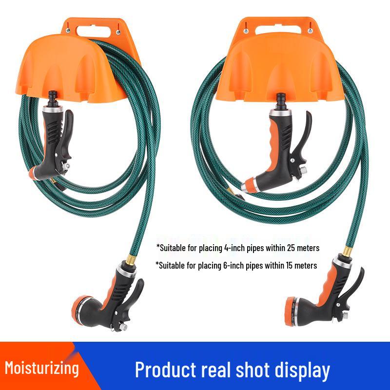 Wall-Mounted Hose Rack: Moisture-Resistant Garden Irrigation Accessory