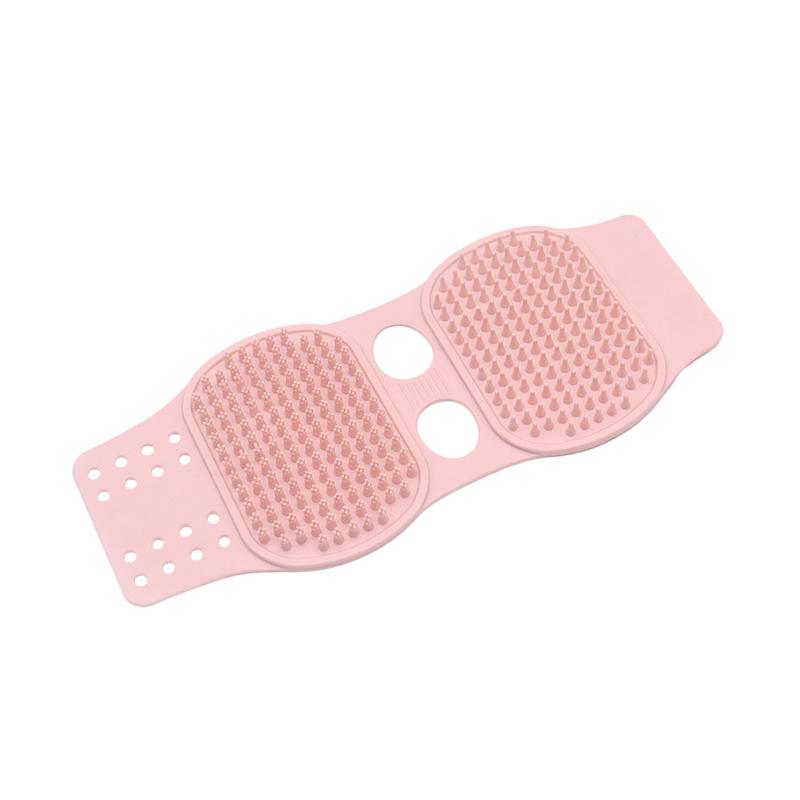 Double Sided Silicone Dog Brush Comb Soft and Comfortable Hair Fur Grooming Massage Gloves Pet Bath Supplies