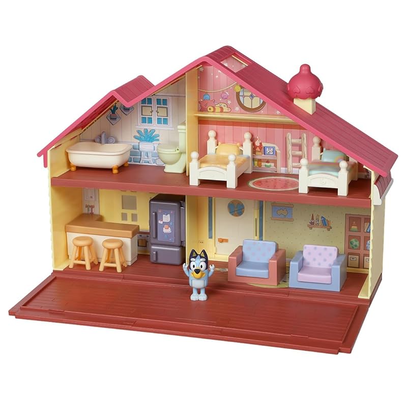 TAKARA TOMY Bluey's Furniture Galore! Two-Story Bluey Family House