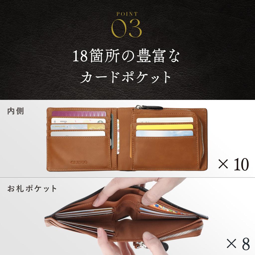 Storage Made by Genuine Leather Wallet with YKK Holds 18 Comes In a Gift Large Bifold Wallet Grevio Experts, Top-Quality Craftsmen, Zipper, Cards,