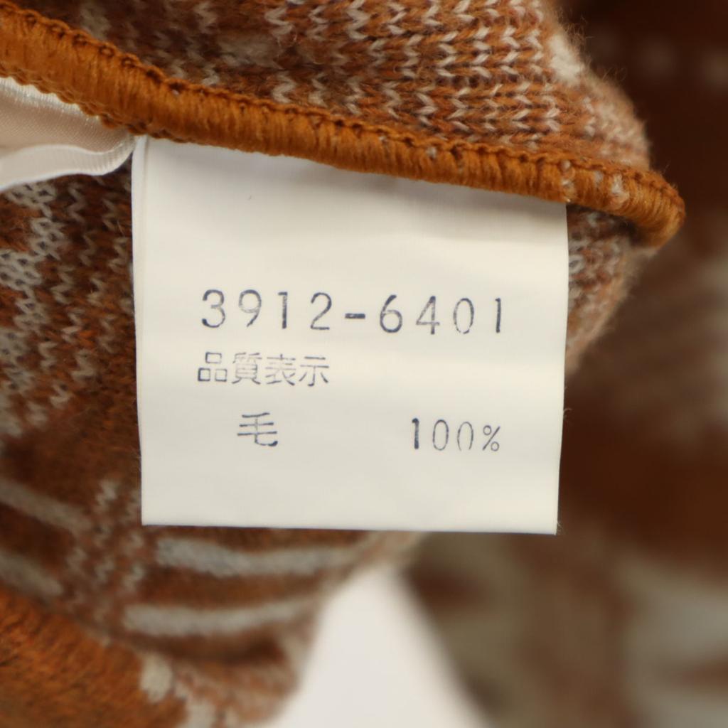 KENZO 90s Made in Japan Wool Old Overall handle Long sleeve V neck sweater Men's Used