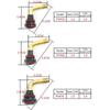2 Stück Pvr 70/60/50/40 Motorroller Snap-In/Schraub-Metall-Reifenventil 90-Grad-Gummi-Winkelventil Moto Elektroroller Fahrrad
