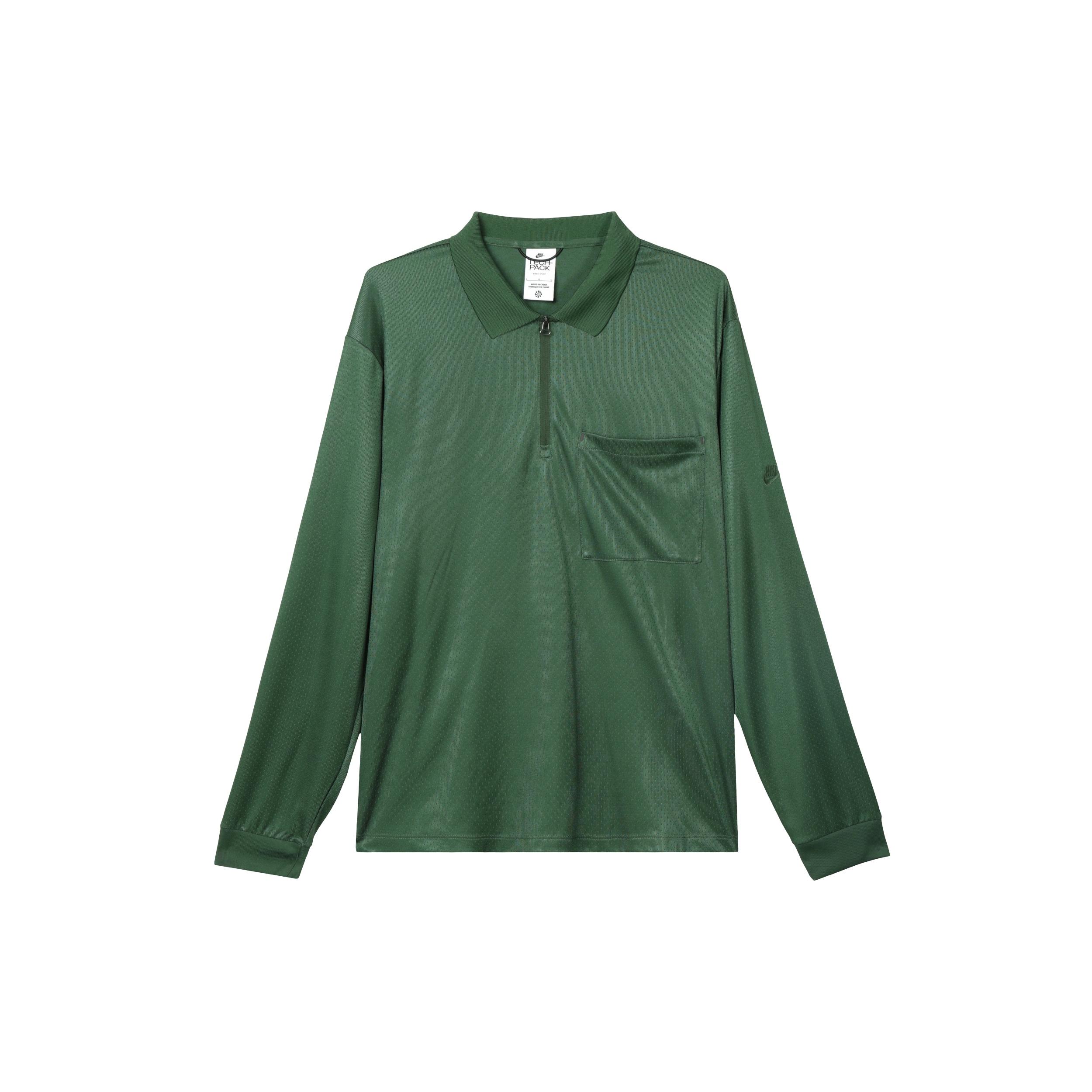 Nike Sportswear Tech Pack Men s Dri-FIT 1/2-Zip Long-Sleeve Top Green FB7382-323 M