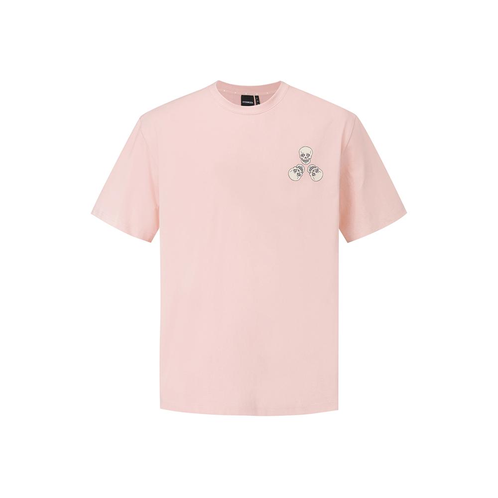 HYDROGEN Uni 3 Skull Graphic Short Sleeve Round Neck