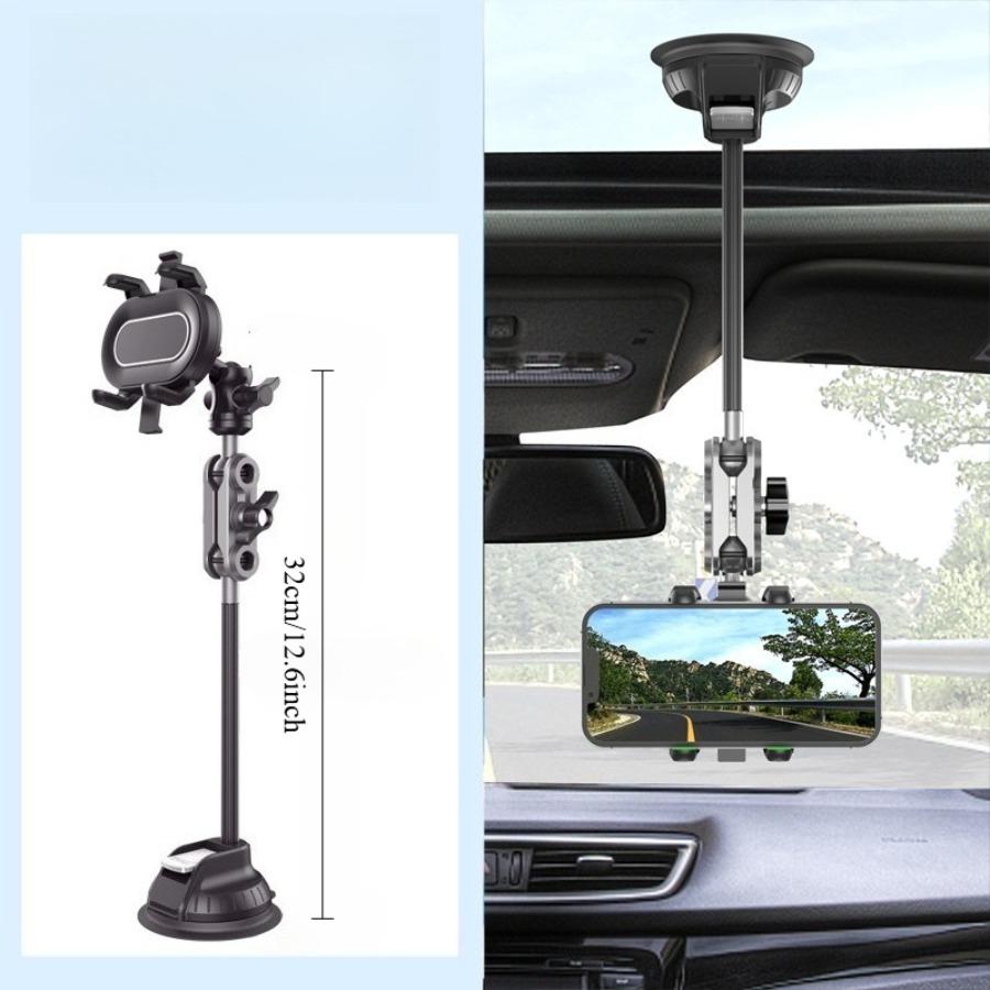 First-Person View Autohalterung - Saugnapfhalter für Telefone, GoPro & DJI Actionkameras, Stabilisierende Aufnahmeausrüstung