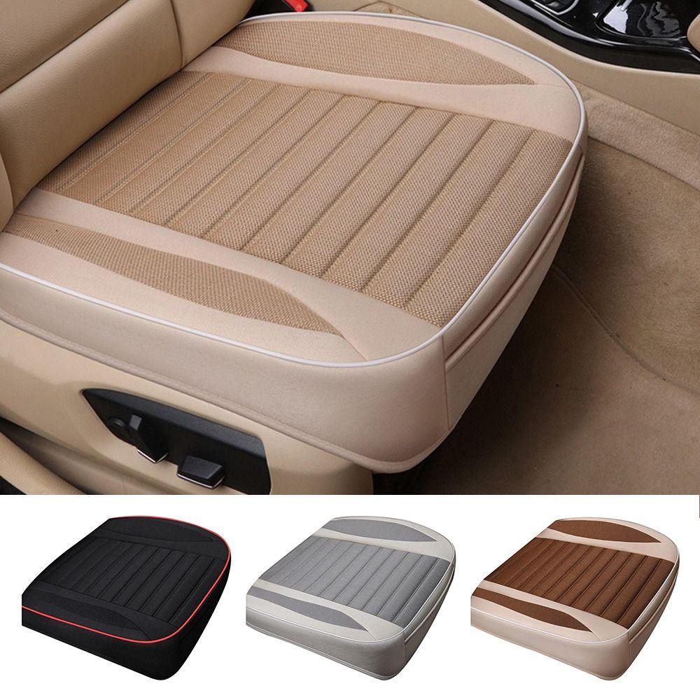 Non-slip Car Seat Cover Wear-resistant Flax Cushion Universal Auto Protector Mat Pad