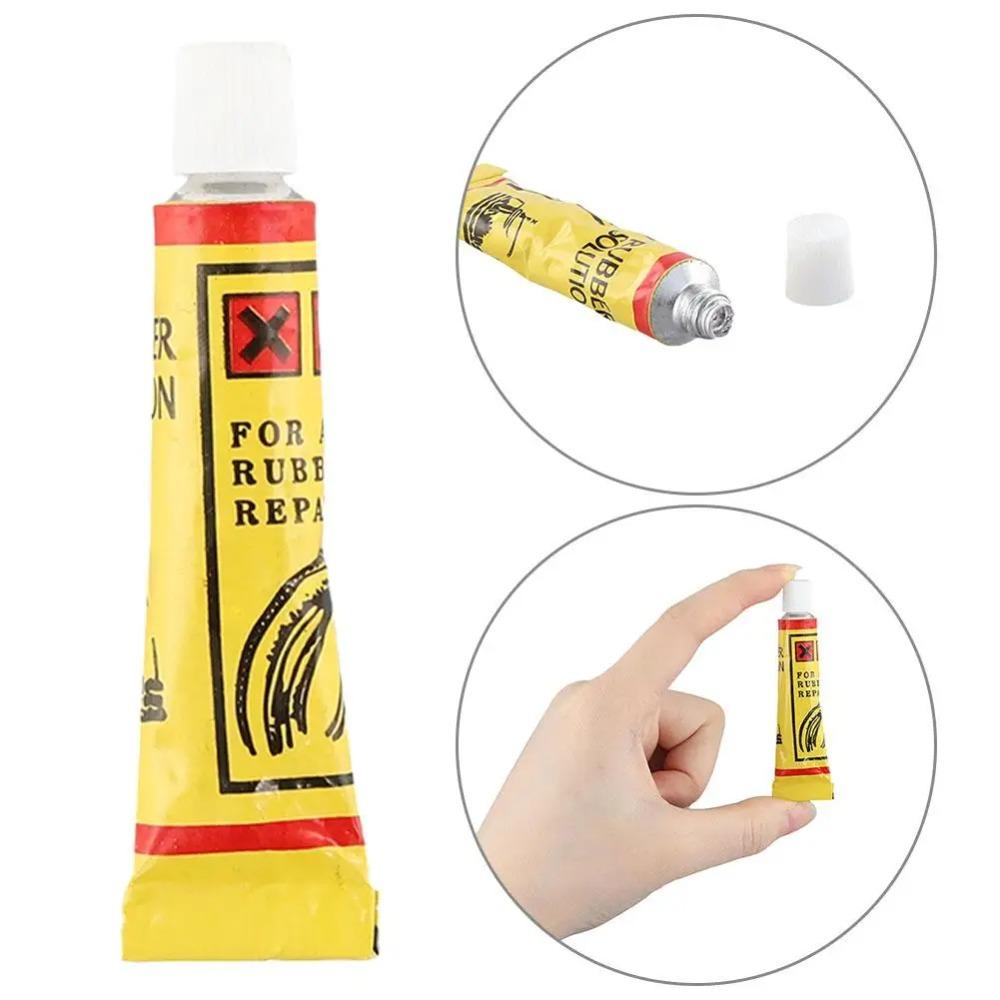 1 - 20 Stück Reifenflickset - Professioneller Gummi-Kleber & Flicken für Auto-, Motorrad-, Fahrradreifen