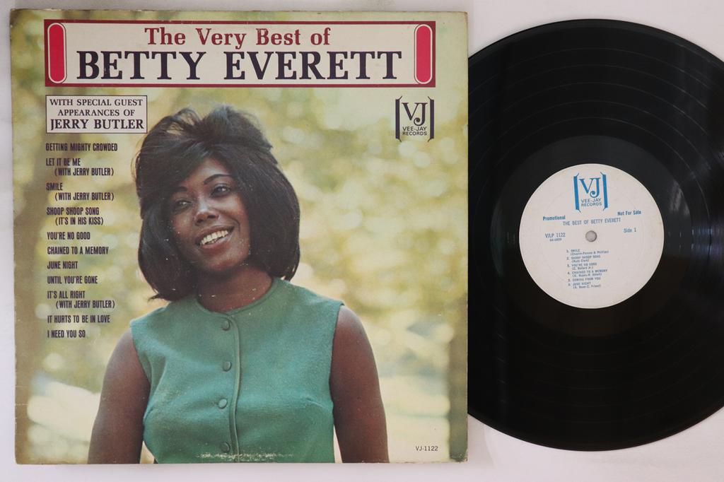 LP Record BETTY EVERETT  Very Best Of Betty Everett VJLP1122PROMO VEE JAY 1964 US SoulFunk Used