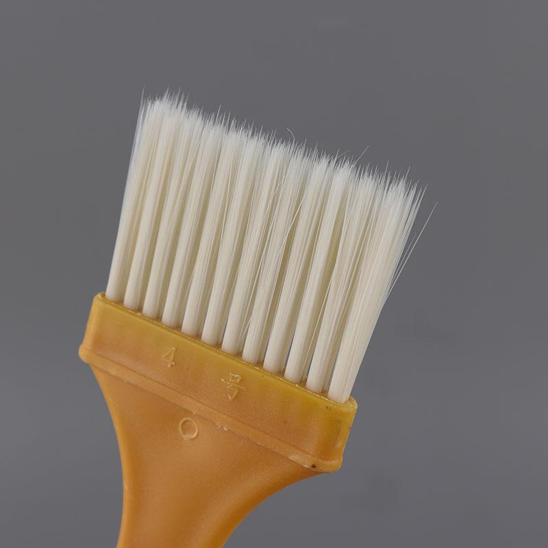 3-Pack Durable Non-Shedding Hair, BBQ, and Oil Brushes In Silver, with Independent Packaging for Baking.
