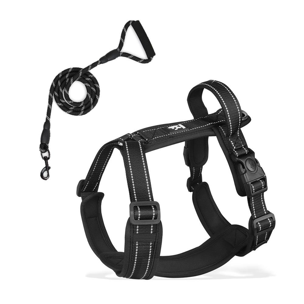 Nové vodítko pro psy, dvoudílný hrudní popruh pro domácí mazlíčky, vodítko pro venčení malých a středních psů