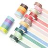YUBBAEX Volume 20 Plain Masking Tape Set Colors Rainbow Washi Art DIY Crafts Bullet Journal Supplies Planner Scrapbooking Cards Gift Wrapping