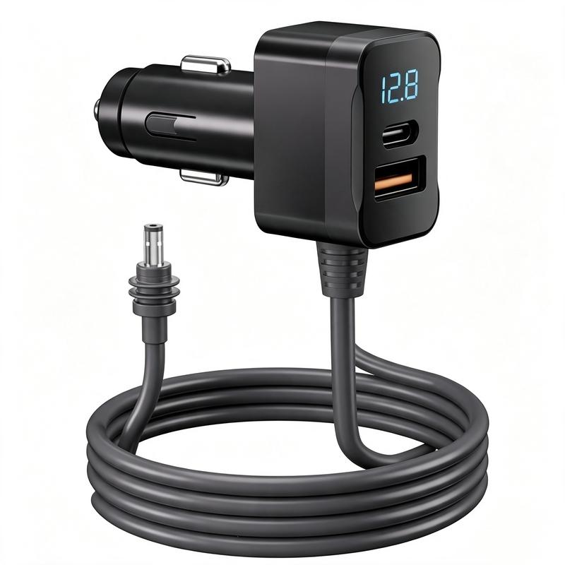 Car Charger With DC Connector For Starlink For Mini In Cars Trucks For RVs Boats 3 Meters Cable Digital Display Power Supply