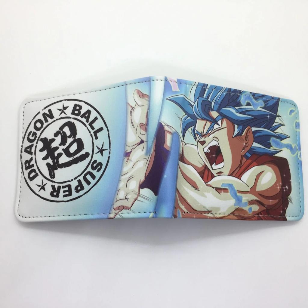 Dragon Ball Son Goku Multifunctional Card Purse Cartoon PU Wallet Personality Creativity Simple Foldable Coin Boy Birthday Gift